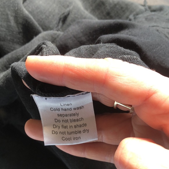 Tigani Lux Linen Moss Dress 1.0 - Picture 13 of 13